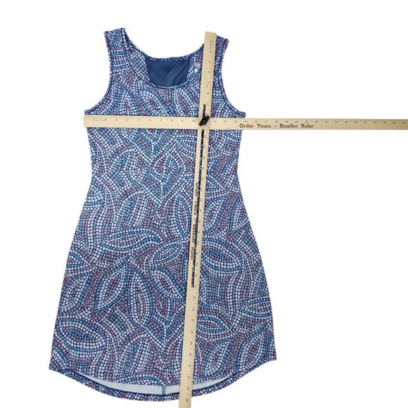 COLUMBIA Sleeveless PFG OMNI-FREEZE UPF 50 Freezer III Dress XS Blue Pink Mosaic - Picture 9 of 11